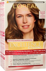 XXX_Loreal (L’Oreal Paris) Loreal Excellence Creme Krem koloryzujący 6.03 Świetlisty Ciemny Blond 1op. 1