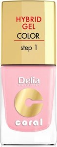 Delia Delia Cosmetics Coral Hybrid Gel Emalia do paznokci nr 04 róż pastelowy 11ml 1