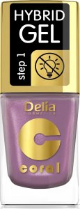 Delia Delia Cosmetics Coral Hybrid Gel Emalia do paznokci nr 74  11ml 1