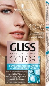 Schwarzkopf Schwarzkopf Gliss Color Care & Moisture Farba do włosów 10-0 ultra jasny naturalny blond  1op. 1