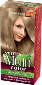 Venita VENITA Farba do włosów bez amoniaku Multi Color - 7.0 Natural Blond 1op. 1
