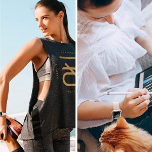 Tech-Protect Etui Tech-protect Defense360 Apple Watch 4/5/6/SE 44mm Black/orange 6