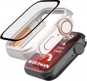 Tech-Protect Etui APPLE WATCH 7 / 8 (45MM) Tech-Protect Defense360 pomarańczowo czarne 2