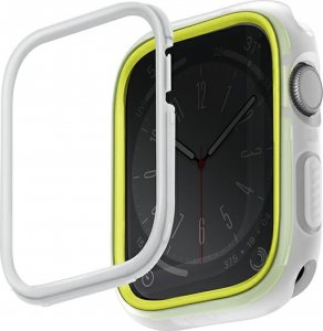 Uniq Etui UNIQ Moduo Apple Watch 4/5/6/7/SE/8 44/45mm limonka-biały/lime-white 1