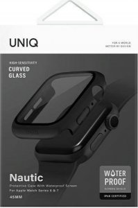 Uniq Etui UNIQ Nautic Apple Watch 7/8 45mm czarny/black 16