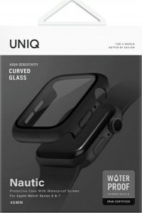 Uniq Etui UNIQ Nautic Apple Watch 7/8 45mm czarny/black 7