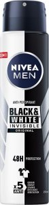Nivea Nivea Antyperspirant ORIGINAL BLACK&WHITE INVISIBLE spray męski  250ml 1