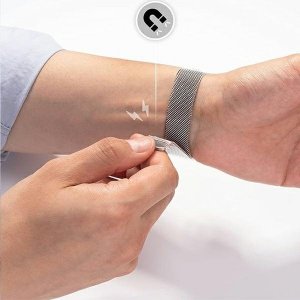 Mercury Mercury pasek Mesh Apple Watch 38/40/41 mm srebrny/silver 5