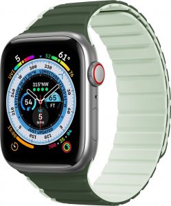 DUXDUCIS Pasek magnetyczny Dux Ducis Strap (LD Version) Apple Watch 4/5/6/7/SE/8/Ultra 44/45/49mm zielony 1