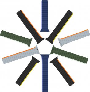 DUXDUCIS Pasek magnetyczny Dux Ducis Strap (LD Version) Apple Watch 4/5/6/7/SE/8 40/41mm zielony 3