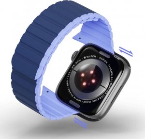 DUXDUCIS Pasek magnetyczny Dux Ducis Strap (LD Version) Apple Watch 4/5/6/7/SE/8 40/41mm niebieski 2