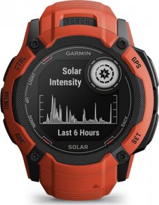 Zegarek sportowy Garmin Instinct 2X Solar Czerwony  (010-02805-01) 2
