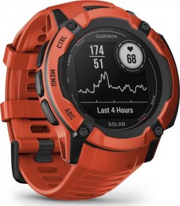 Zegarek sportowy Garmin Instinct 2X Solar Czerwony  (010-02805-01) 3