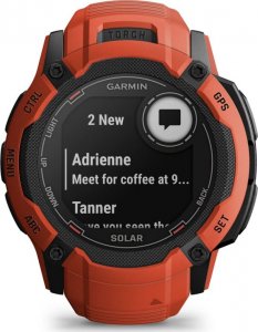 Zegarek sportowy Garmin Instinct 2X Solar Czerwony  (010-02805-01) 7