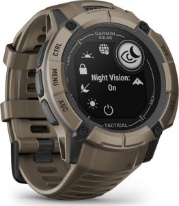 Zegarek sportowy Garmin Instinct 2X Solar Tactical Edition Brązowy  (010-02805-02) 3
