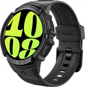 Spigen Pasek Spigen Rugged Armor Pro Samsung Galaxy Watch 6 44mm Black 1