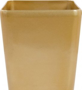 Beliani Zestaw 2 doniczek 30 x 30 x 57 cm złoty MODI 4