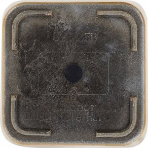 Beliani Zestaw 2 doniczek 30 x 30 x 57 cm złoty MODI 5