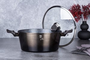 Berlinger Haus GARNEK GRANITOWY 28cm BERLINGERHAUS BH-6606 SHINY BLACK 12