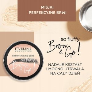 Eveline Brow&Go! mydło do stylizacji brwi 25g 3