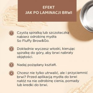 Eveline Brow&Go! mydło do stylizacji brwi 25g 5