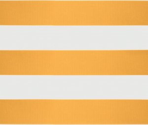 vidaXL Zwijana markiza, żółto-biała, 5x3 m, tkanina i aluminium 8