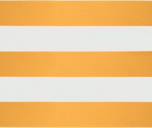 vidaXL Zwijana markiza, żółto-biała, 4x3 m, tkanina i aluminium 8