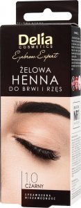 Delia Delia Cosmetics Henna do brwi żelowa 1.0 czarna  1op 1