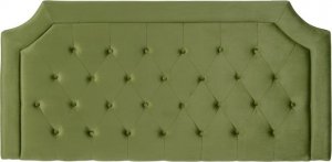 Bigbuy Home Zagłówek do łóżka 160 x 7 x 78 cm Tkanina syntetyczna Kolor Zielony 1
