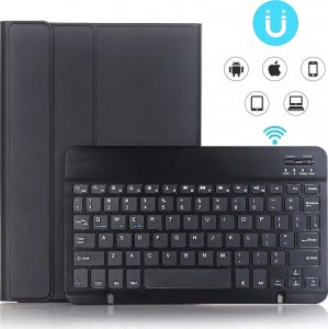 Alogy Etui ochronne z klawiatura bezprzewodowa Alogy Keyboard Case z miejscem na rysik do Apple iPad 10.9 2022 Czarne 4