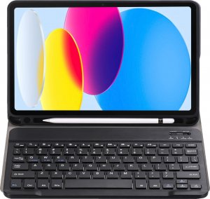 Alogy Etui ochronne z klawiatura bezprzewodowa Alogy Keyboard Case z miejscem na rysik do Apple iPad 10.9 2022 Czarne 8
