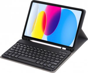 Alogy Etui ochronne z klawiatura bezprzewodowa Alogy Keyboard Case z miejscem na rysik do Apple iPad 10.9 2022 Czarne 10