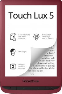 Czytnik PocketBook Touch Lux 5 (PB628-R-WW-B) 1