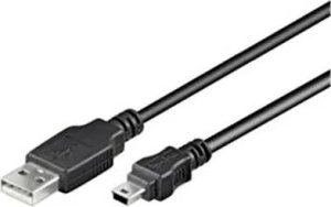Kabel USB PremiumCord USB-A - miniUSB 0.5 m Czarny (ku2m05a) 3