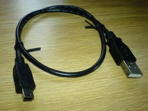 Kabel USB PremiumCord USB-A - miniUSB 0.5 m Czarny (ku2m05a) 5