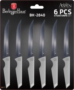 Berlinger Haus ZESTAW NOŻY DO STEKÓW 6 szt. BERLINGER HAUS BH-2840 6