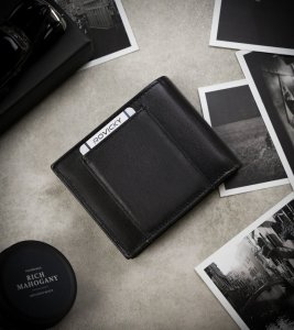 Always Wild Skórzany portfel męski z zasuwanym schowkiem  Always Wild NoSize 4