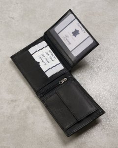 Always Wild Skórzany portfel męski z zasuwanym schowkiem  Always Wild NoSize 7