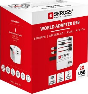 Adapter USB Skross SKROSS World Adapter MUV 2 x 5