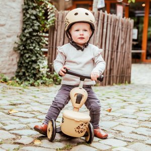 Hulajnoga Scoot and Ride Scoot and Ride Highwaykick 1 Lifestyle 2w1 jeździk i hulajnoga z zamykanym schowkiem, od 1-5 lat, kolor: Leopard 13