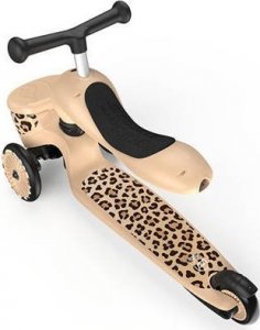 Hulajnoga Scoot and Ride Scoot and Ride Highwaykick 1 Lifestyle 2w1 jeździk i hulajnoga z zamykanym schowkiem, od 1-5 lat, kolor: Leopard 19