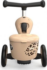 Hulajnoga Scoot and Ride Scoot and Ride Highwaykick 1 Lifestyle 2w1 jeździk i hulajnoga z zamykanym schowkiem, od 1-5 lat, kolor: Leopard 32