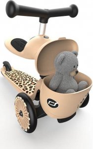 Hulajnoga Scoot and Ride Scoot and Ride Highwaykick 1 Lifestyle 2w1 jeździk i hulajnoga z zamykanym schowkiem, od 1-5 lat, kolor: Leopard 36