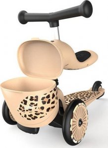 Hulajnoga Scoot and Ride Scoot and Ride Highwaykick 1 Lifestyle 2w1 jeździk i hulajnoga z zamykanym schowkiem, od 1-5 lat, kolor: Leopard 38