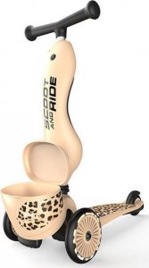 Hulajnoga Scoot and Ride Scoot and Ride Highwaykick 1 Lifestyle 2w1 jeździk i hulajnoga z zamykanym schowkiem, od 1-5 lat, kolor: Leopard 4