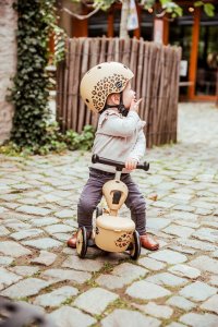 Hulajnoga Scoot and Ride Scoot and Ride Highwaykick 1 Lifestyle 2w1 jeździk i hulajnoga z zamykanym schowkiem, od 1-5 lat, kolor: Leopard 8