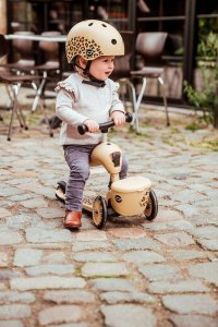 Hulajnoga Scoot and Ride Scoot and Ride Highwaykick 1 Lifestyle 2w1 jeździk i hulajnoga z zamykanym schowkiem, od 1-5 lat, kolor: Leopard 10