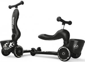 Hulajnoga Scoot and Ride Scoot and Ride Highwaykick 1 Lifestyle 2w1 jeździk i hulajnoga z zamykanym schowkiem, od 1-5 lat, kolor: Zebra 25