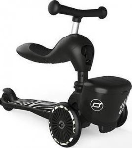 Hulajnoga Scoot and Ride Scoot and Ride Highwaykick 1 Lifestyle 2w1 jeździk i hulajnoga z zamykanym schowkiem, od 1-5 lat, kolor: Zebra 31