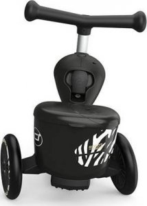 Hulajnoga Scoot and Ride Scoot and Ride Highwaykick 1 Lifestyle 2w1 jeździk i hulajnoga z zamykanym schowkiem, od 1-5 lat, kolor: Zebra 34